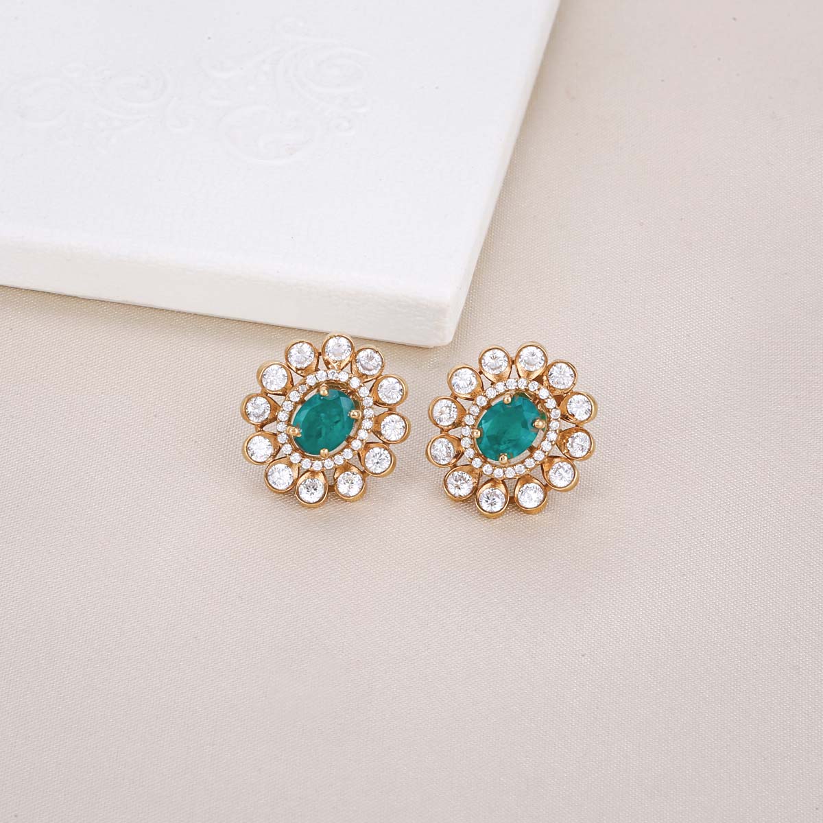 Buy Women's Faceted Stone Drop Earrings Online | Centrepoint Oman